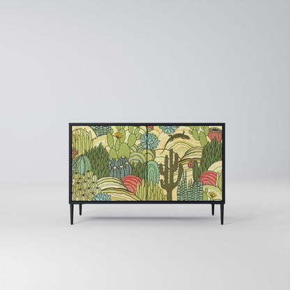 SUCCULENTS KALEIDOSCOPE 2-türiges Sideboard