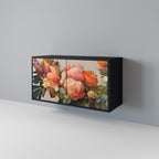 STYLISH BEAUTY Sideboard mit 2 Türen in Schwarz