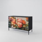 STYLISH BEAUTY Sideboard mit 2 Türen in Schwarz