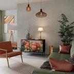 STYLISH BEAUTY Sideboard mit 2 Türen in Schwarz