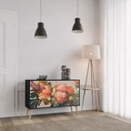 STYLISH BEAUTY Sideboard mit 2 Türen in Schwarz