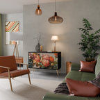 STYLISH BEAUTY Sideboard mit 2 Türen in Schwarz