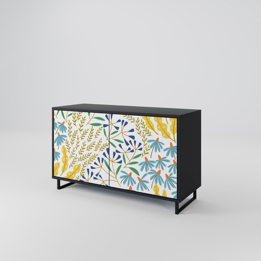 HELLO SPRING 2-Door Sideboard in Black Finish