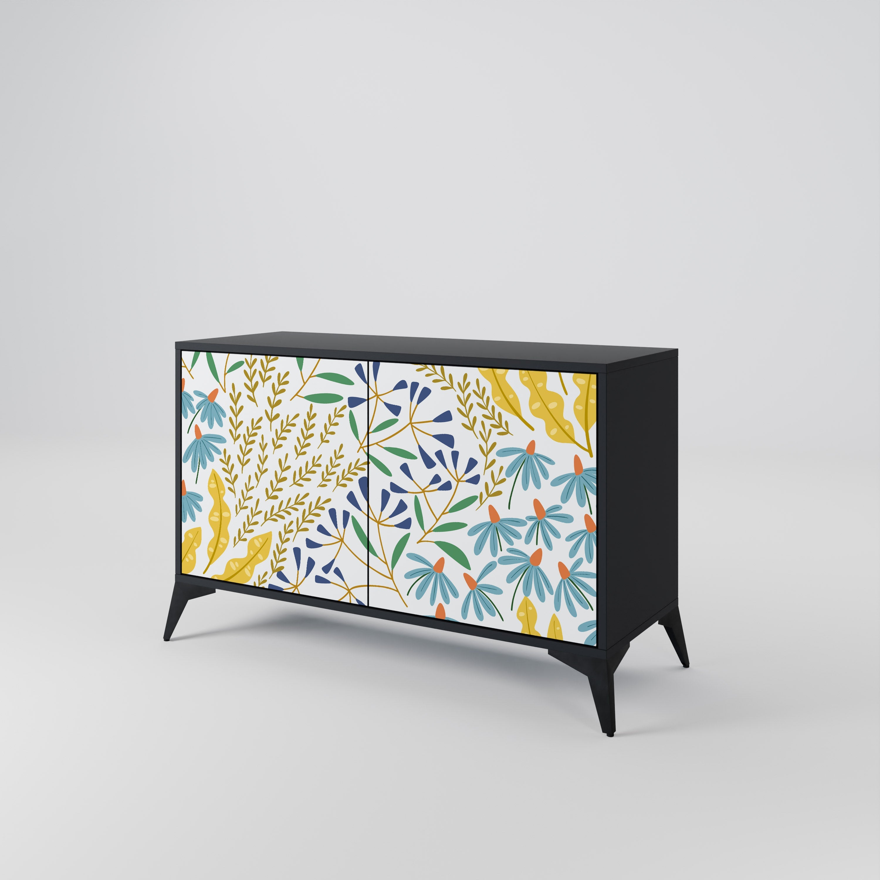 HELLO SPRING 2-Door Sideboard in Black Finish