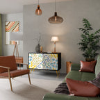 HELLO SPRING 2-Door Sideboard in Black Finish