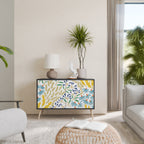 HELLO SPRING 2-Door Sideboard in Black Finish