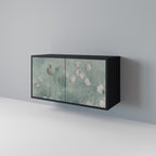 NIGHT LADY Sideboard mit 2 Türen in Schwarz