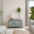 NIGHT LADY Sideboard mit 2 Türen in Schwarz