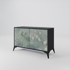 NIGHT LADY Sideboard mit 2 Türen in Schwarz