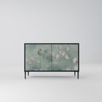 NIGHT LADY Sideboard mit 2 Türen in Schwarz