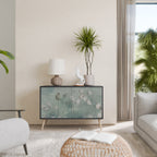 NIGHT LADY Sideboard mit 2 Türen in Schwarz