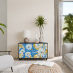 DAISY LUXE 2-Door Sideboard in Black Finish