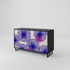 MAGIC NATURE 2-Door Sideboard in Black Finish