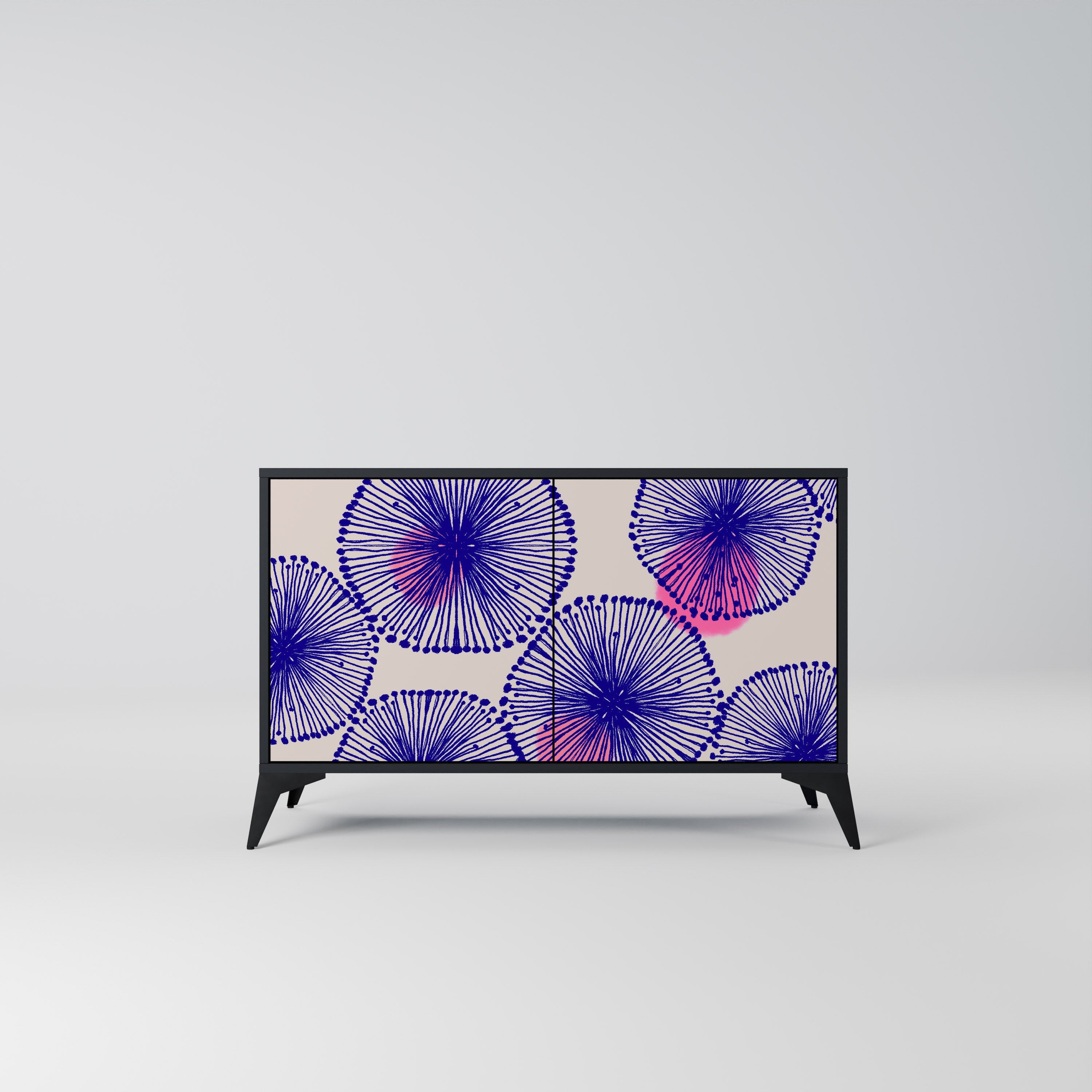 MAGIC NATURE Sideboard mit 2 Türen in Schwarz