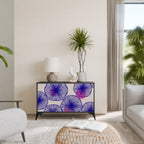 MAGIC NATURE 2-Door Sideboard in Black Finish