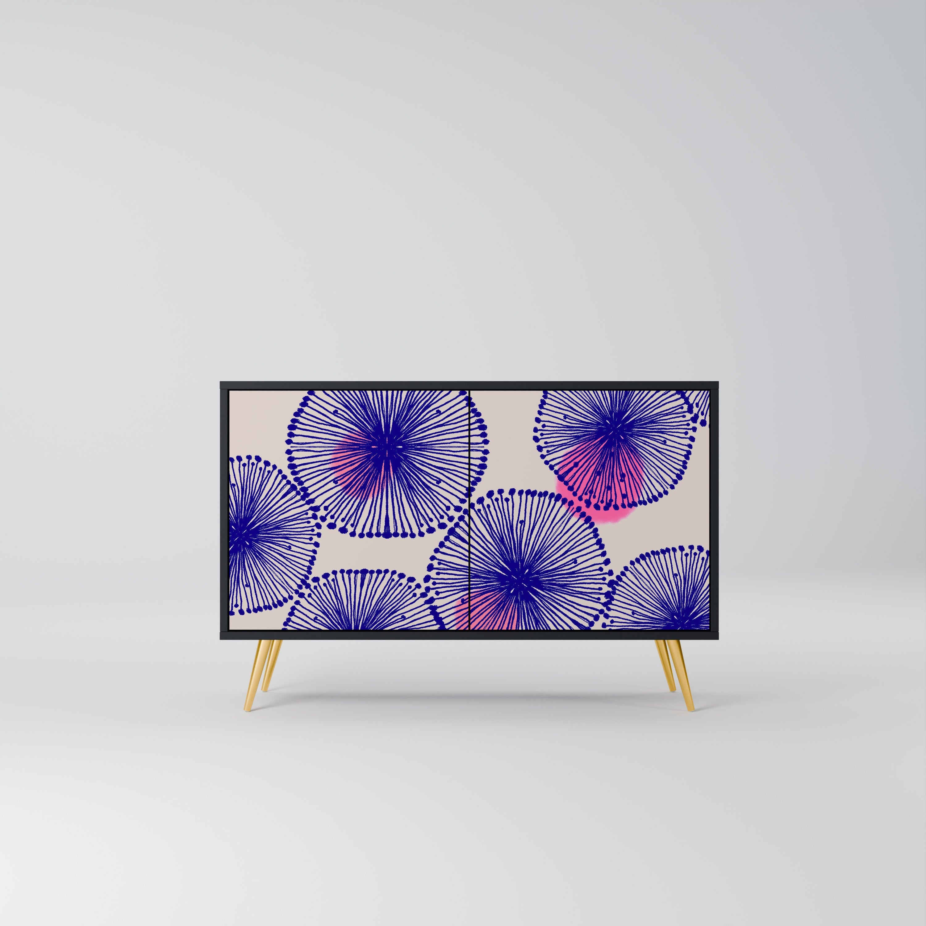 MAGIC NATURE Sideboard mit 2 Türen in Schwarz