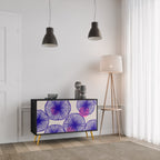 MAGIC NATURE 2-Door Sideboard in Black Finish