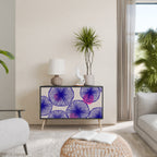 MAGIC NATURE 2-Door Sideboard in Black Finish