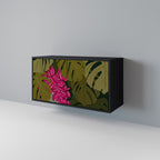 TROPICAL BEAUTY Sideboard mit 2 Türen in Schwarz