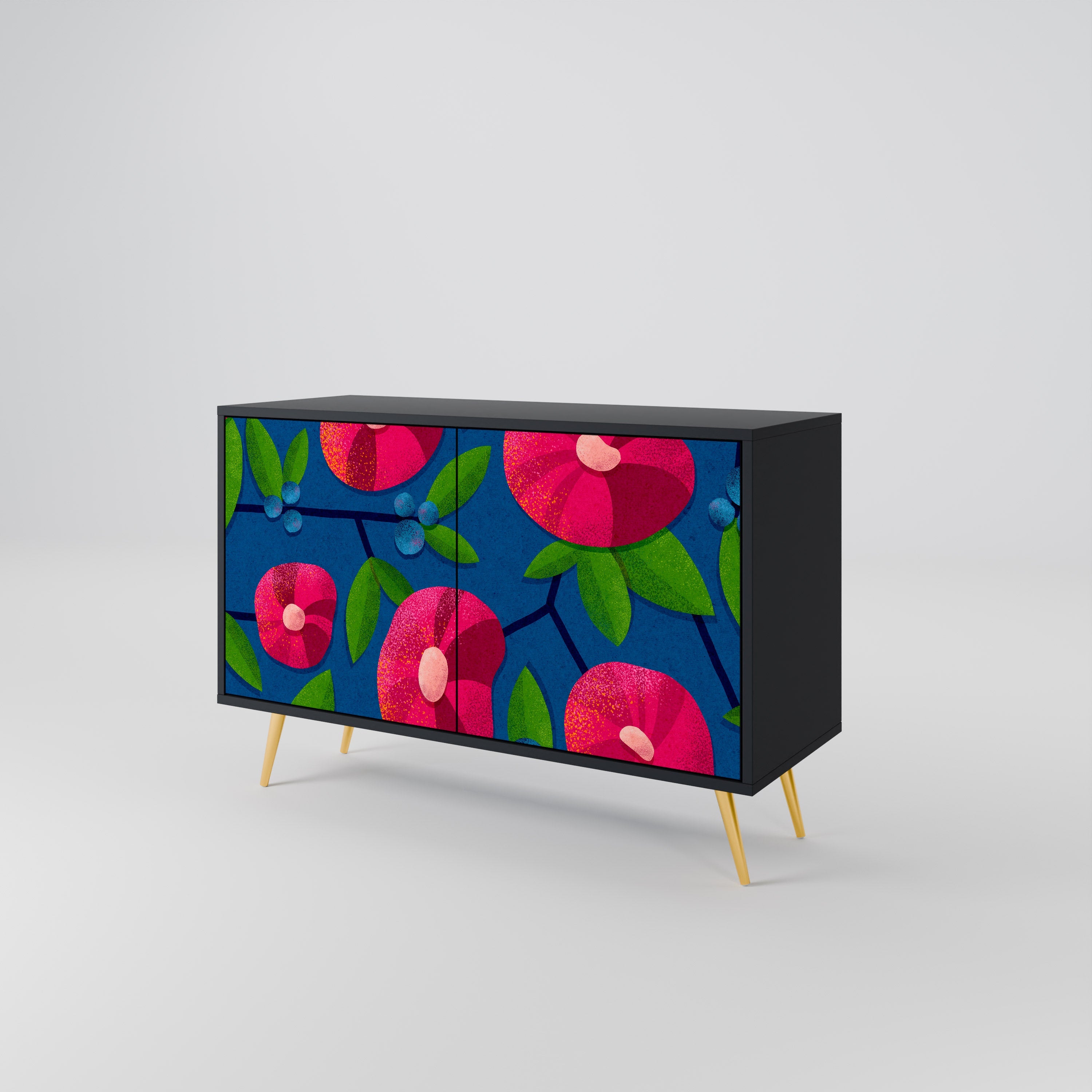 SPRING THOUGHTS 2-Door Sideboard in Black Finish
