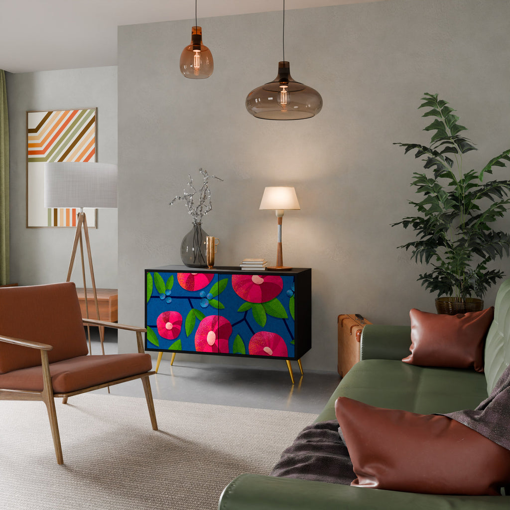 SPRING THOUGHTS 2-Door Sideboard in Black Finish