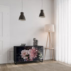 PURE BLOSSOM Sideboard mit 2 Türen in Schwarz
