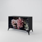 PURE BLOSSOM Sideboard mit 2 Türen in Schwarz