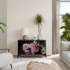 PURE BLOSSOM Sideboard mit 2 Türen in Schwarz