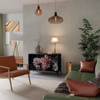 PURE BLOSSOM Sideboard mit 2 Türen in Schwarz