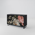 LUSH ELEGANCE 2-Door Sideboard in Black Finish