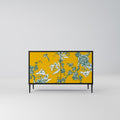 YELLOW CHINOISERIE Sideboard mit 2 Türen in Schwarz