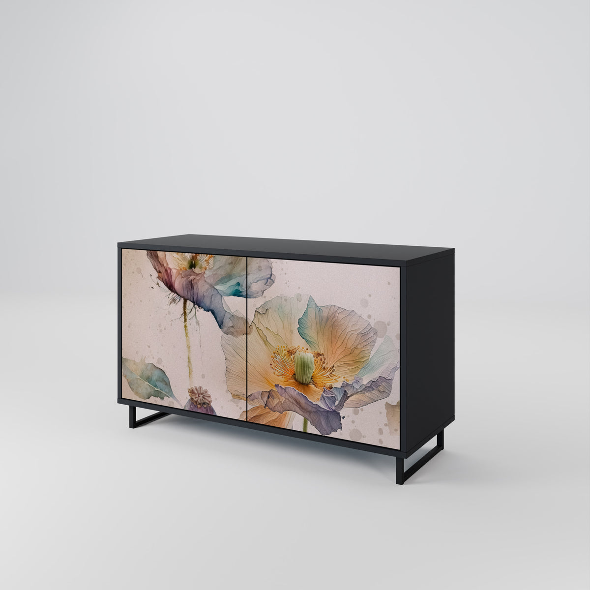 SOFTEN POPPY 2-türiges Sideboard