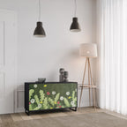 DANDELION AMUSE 2-Door Sideboard in Black Finish