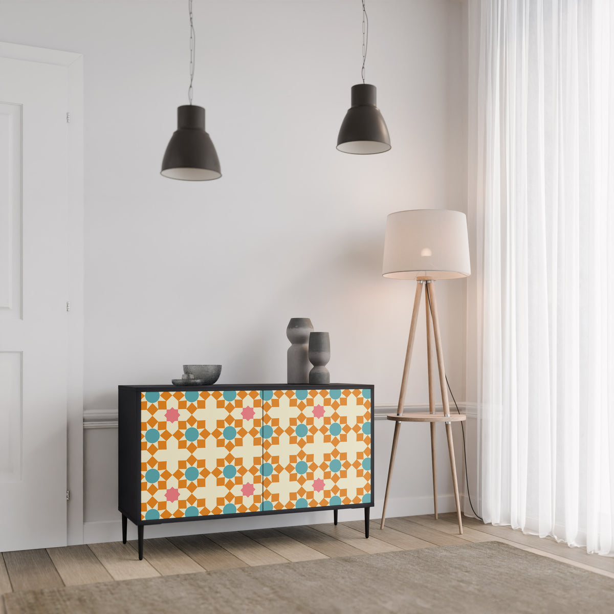 FLORAL DECOR 2-türiges Sideboard