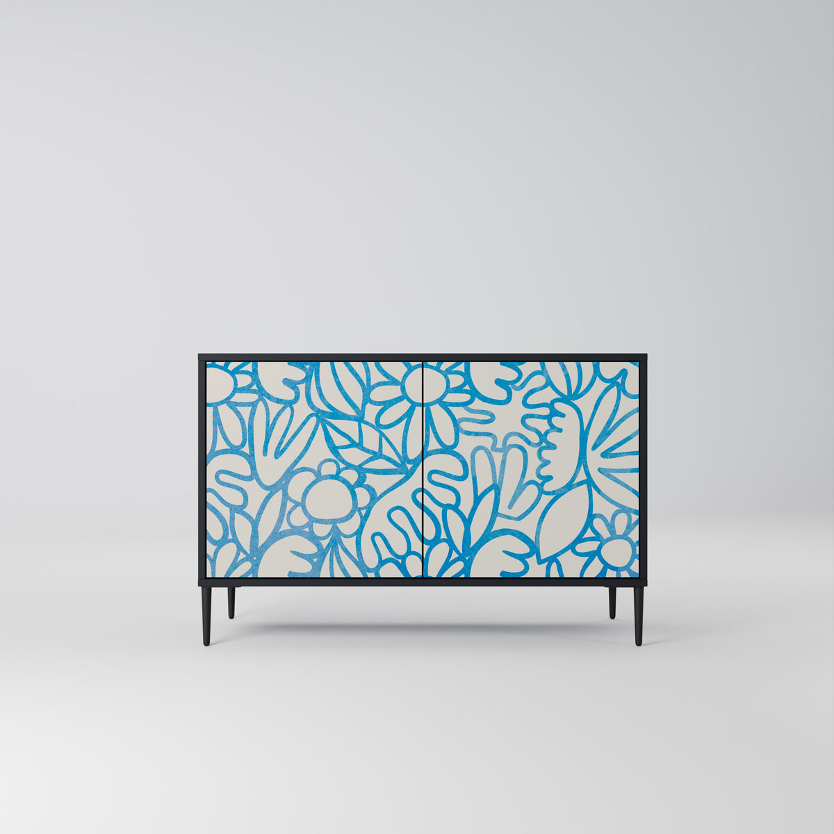BLOOMY MORNING 2-Door Sideboard
