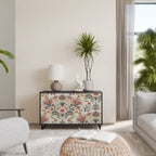 ORGANIC FOLKLORE 2-Door Sideboard in Black Finish