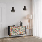 ORGANIC FOLKLORE 2-Door Sideboard in Black Finish