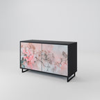 CHERRY BLOSSOM 2-Door Sideboard in Black Finish