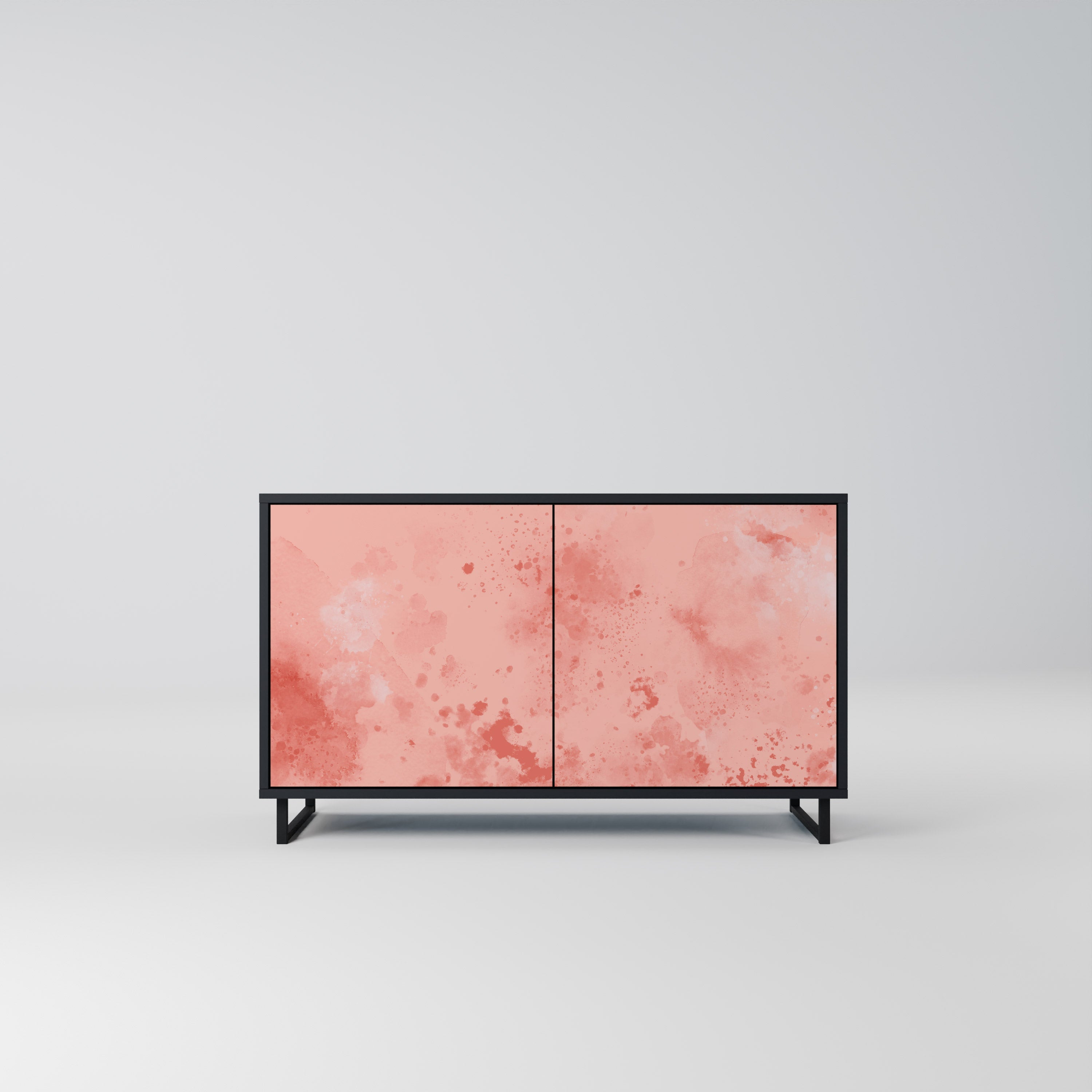 CRANE DANCE 2-Door Sideboard in Black Finish