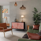 CRANE DANCE 2-Door Sideboard in Black Finish