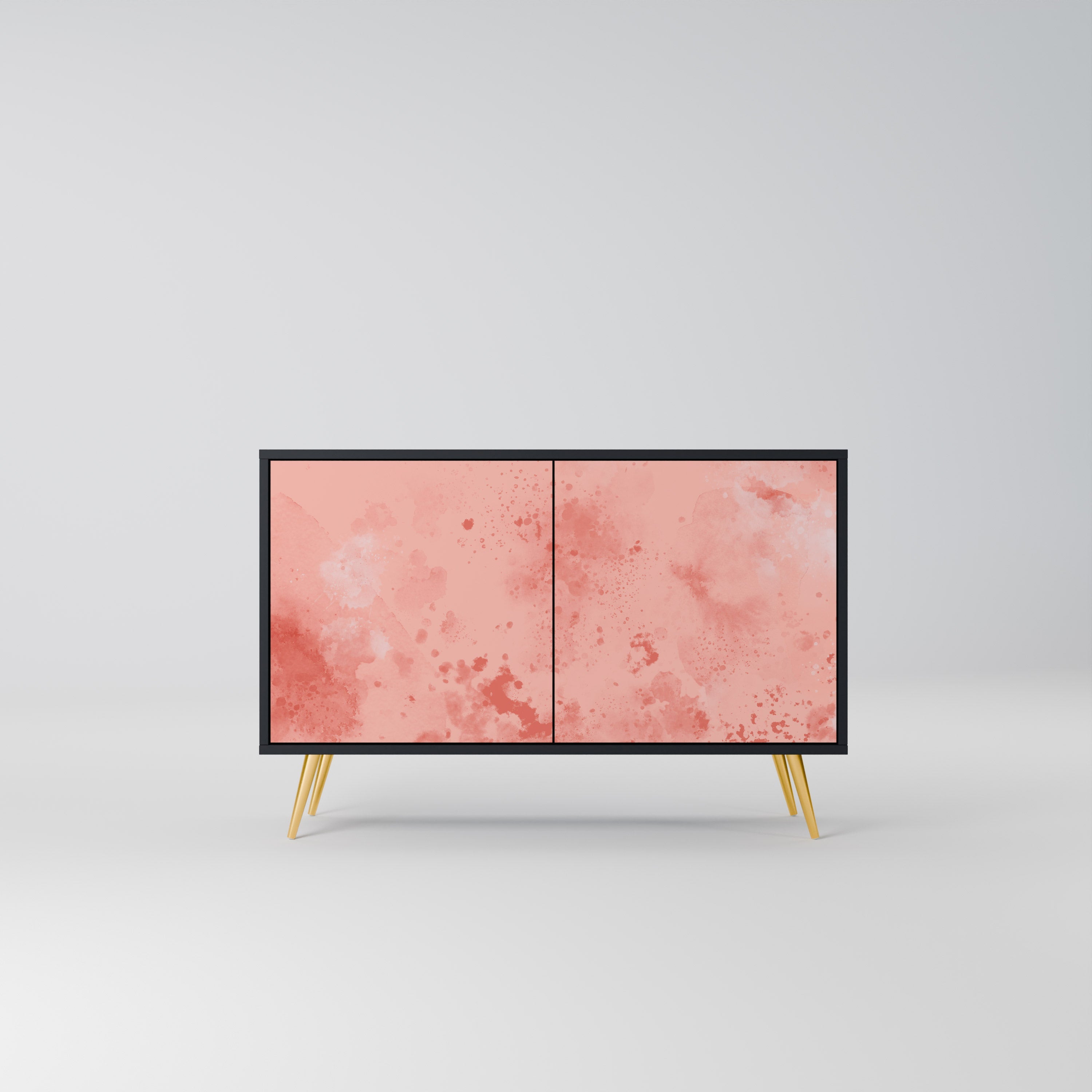 CRANE DANCE 2-Door Sideboard in Black Finish