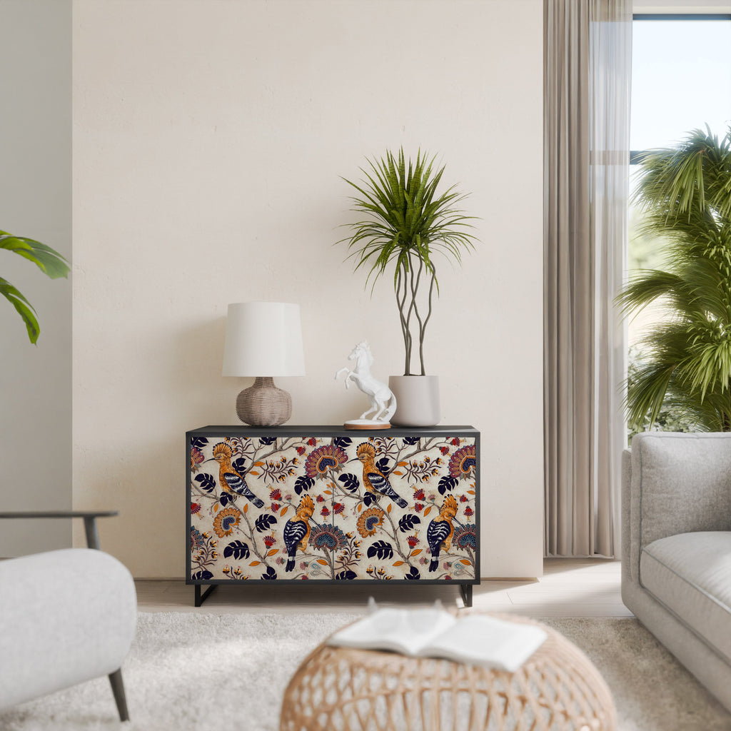 EMINENT HOOPOE Sideboard mit 2 Türen in Schwarz