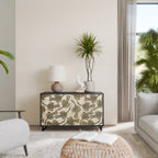 ALMONDINE SONGBIRD Sideboard mit 2 Türen in Schwarz