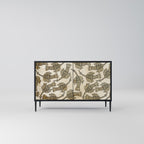 ALMONDINE SONGBIRD Sideboard mit 2 Türen in Schwarz