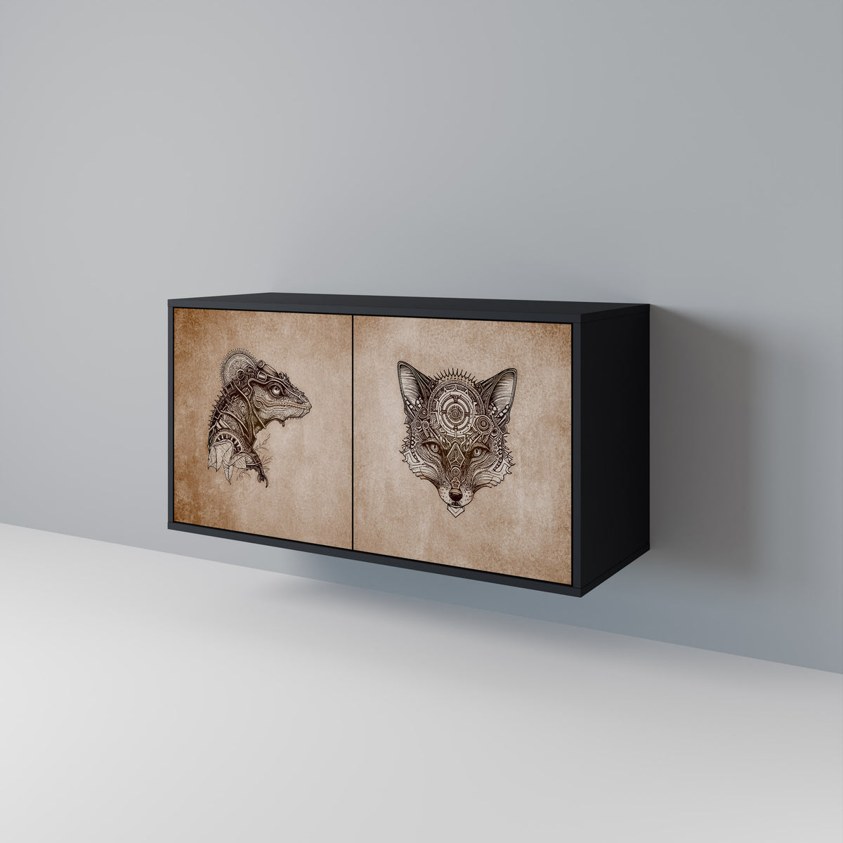 STEAMPUNK CLAN 2-türiges Sideboard