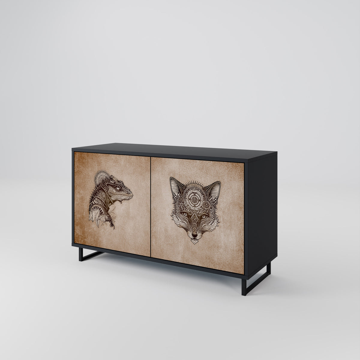 STEAMPUNK CLAN 2-türiges Sideboard