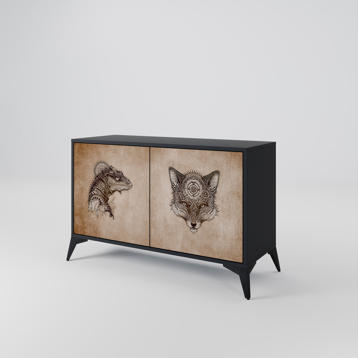 STEAMPUNK CLAN 2-türiges Sideboard