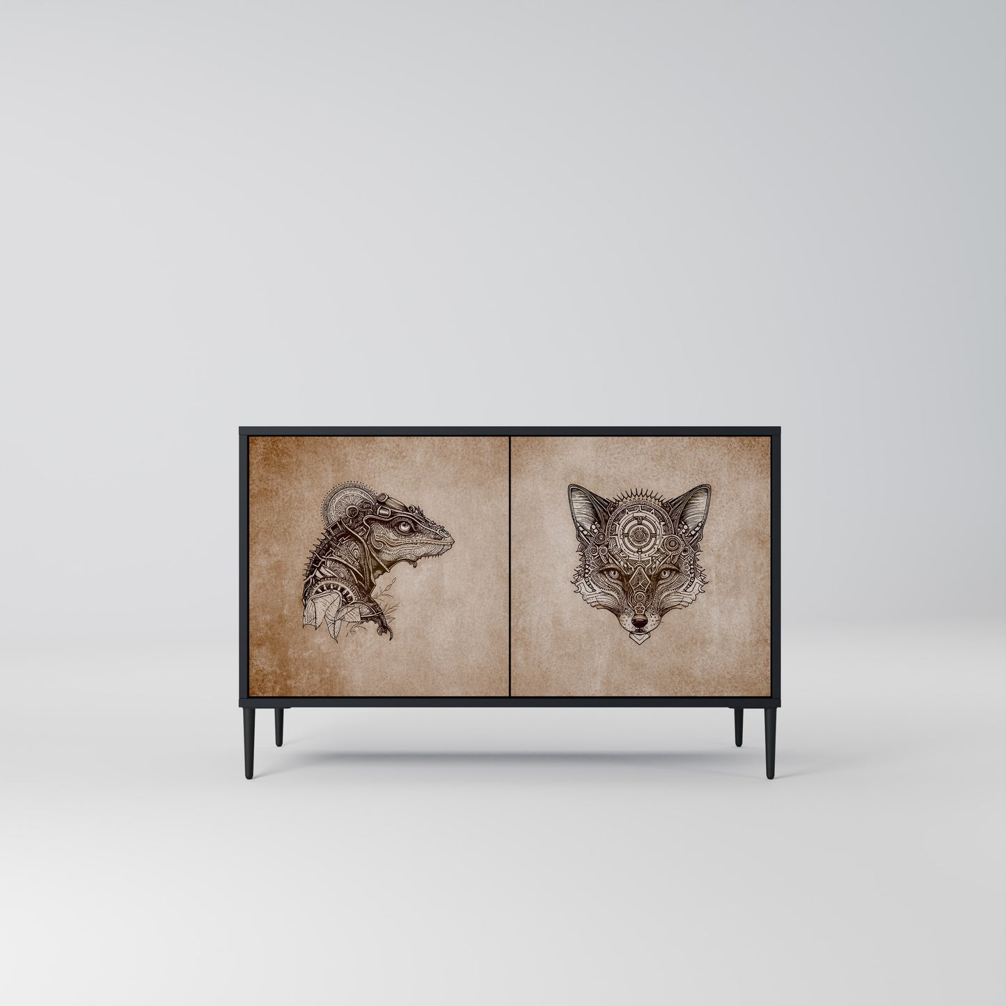 STEAMPUNK CLAN 2-türiges Sideboard