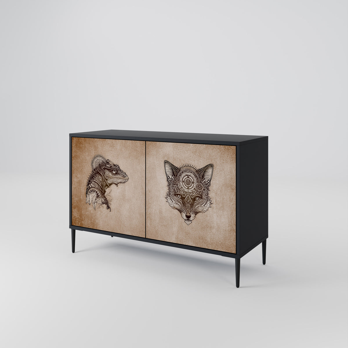 STEAMPUNK CLAN 2-türiges Sideboard