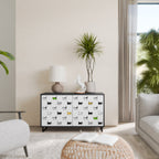 CATS COMPILATION 2-Door Sideboard in Black Finish